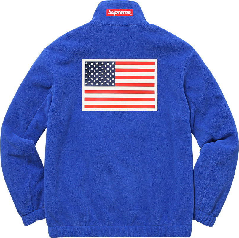 supreme north face flag jacket