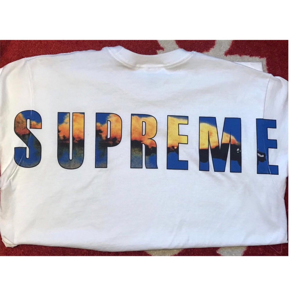 supreme fire tee