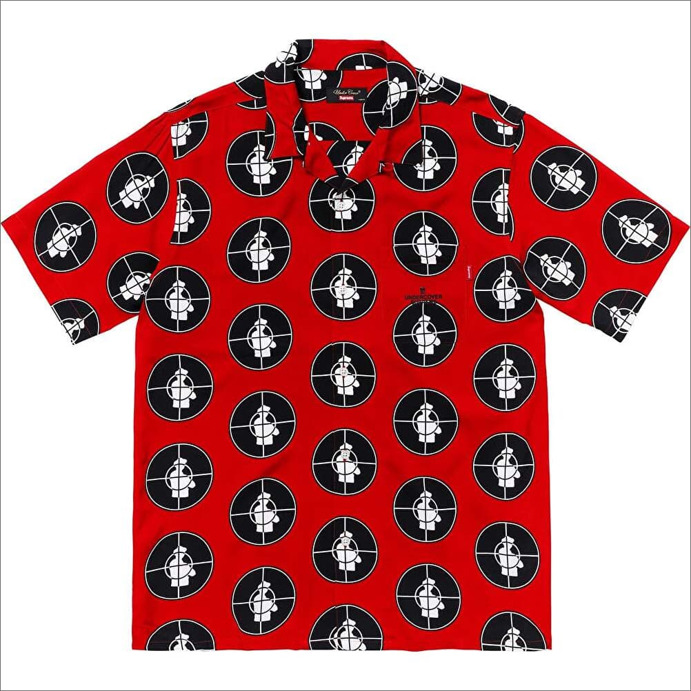 supreme  undercover rayon shirt 赤 L