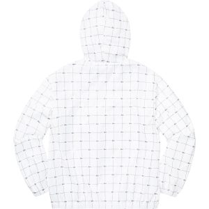 supreme lacoste reflective grid nylon anorak