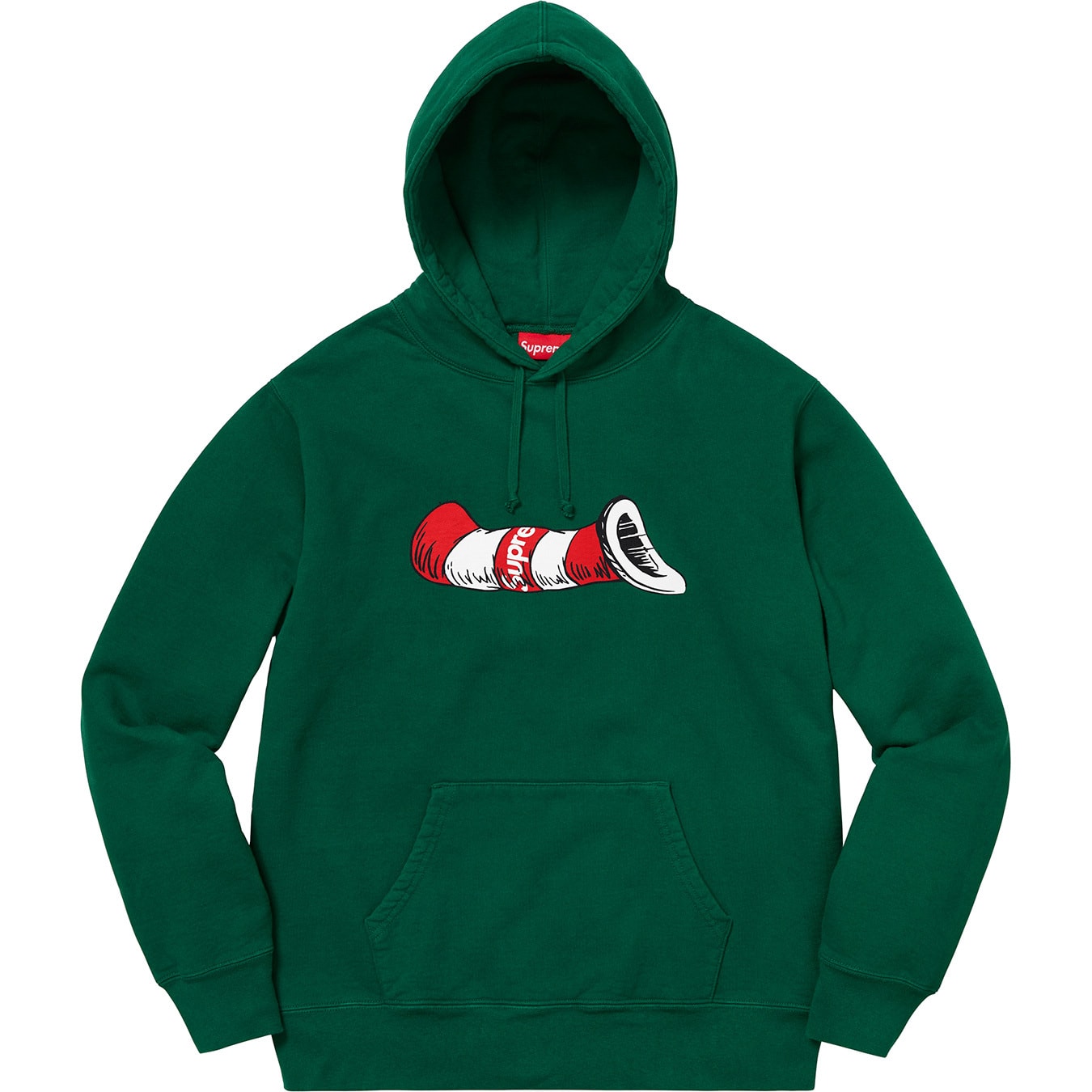supreme cat in the hat hooded sweatshirt
