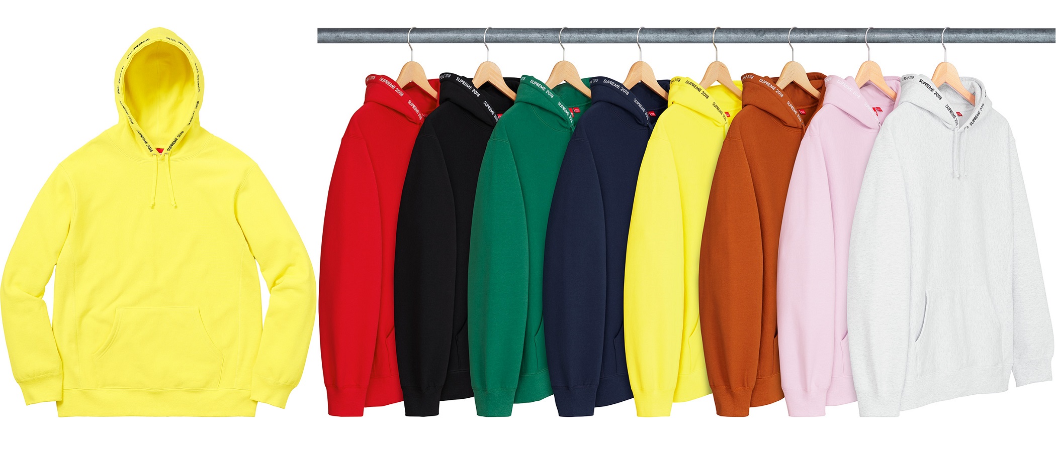 channel hooded sweatshirt