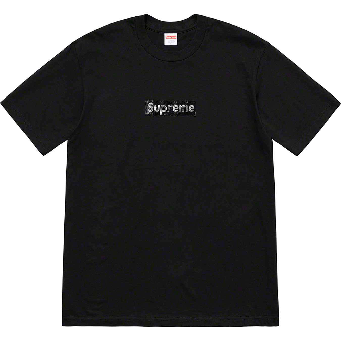 交渉可 Supreme®︎/Swarovski®︎ Box Logo Tee L