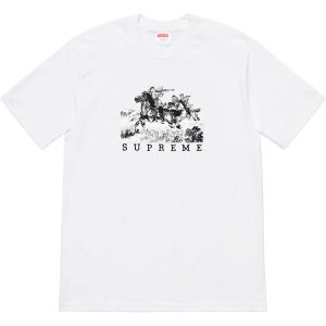 supreme riders tee red