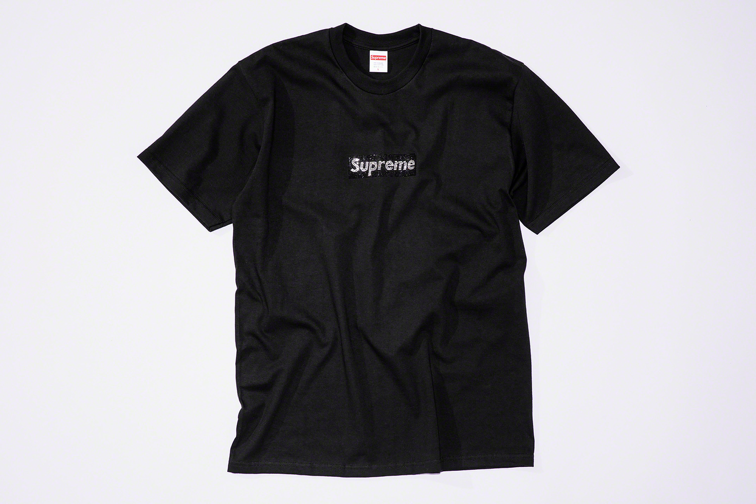 送込 XLサイズ Supreme Swarovski Box Logo Tee