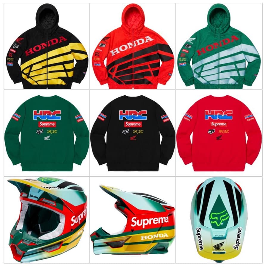 アイテム一覧】Supreme / Honda / Fox Racing '19F/W | Supreme Plus