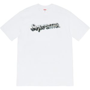 supreme Chrome Logo Tee Royal