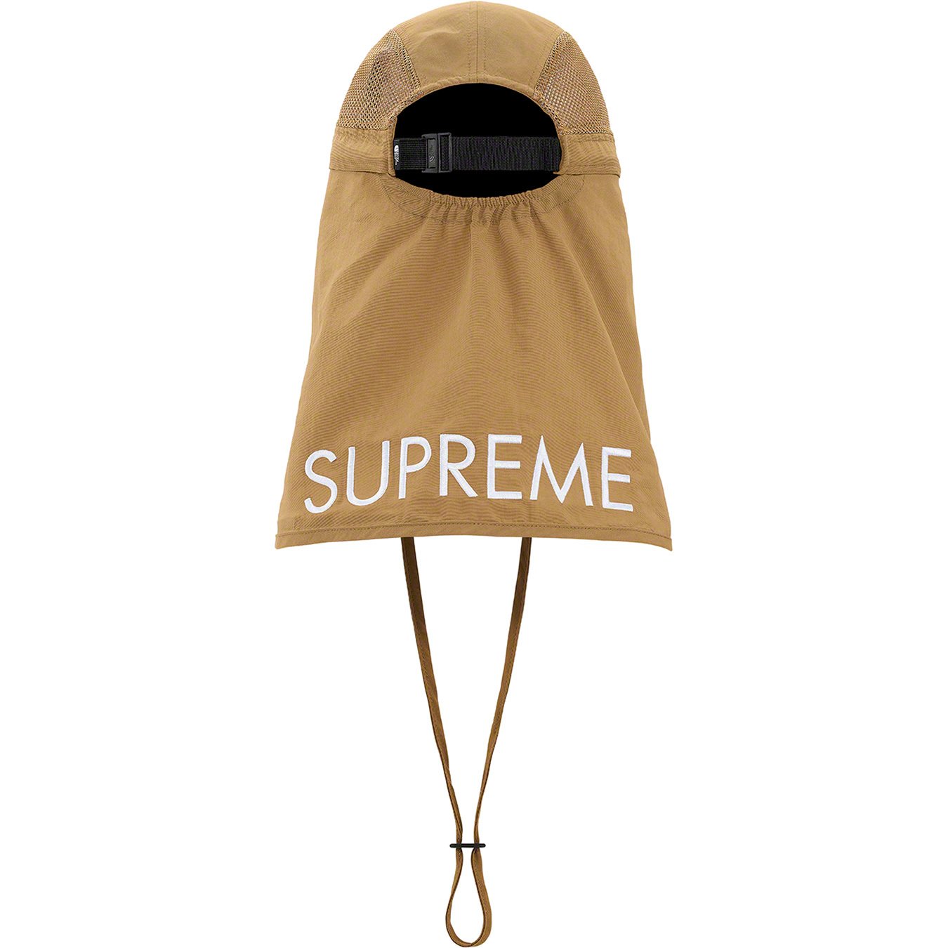 supreme north face camp cap gold