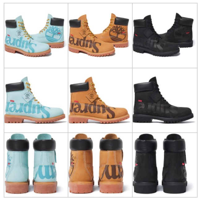 ビッグロゴ6inchブーツ】Supreme / Timberland 20'F/W | Supreme Plus