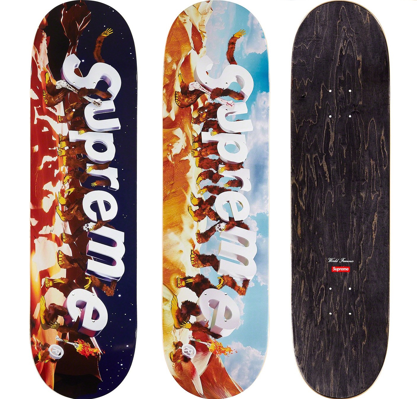 Supreme 21ss Apes Skateboard