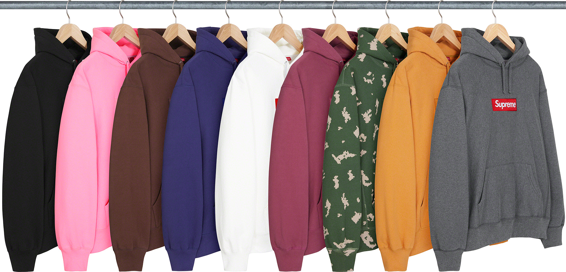 21F/W Supreme Box Logo Hooded Sweatshirt