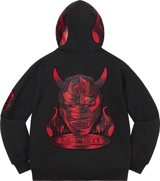 Demon Zip Up Hooded Sweatshirt