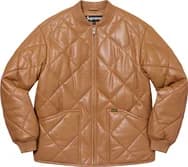 Quilted Leather Work Jacket
