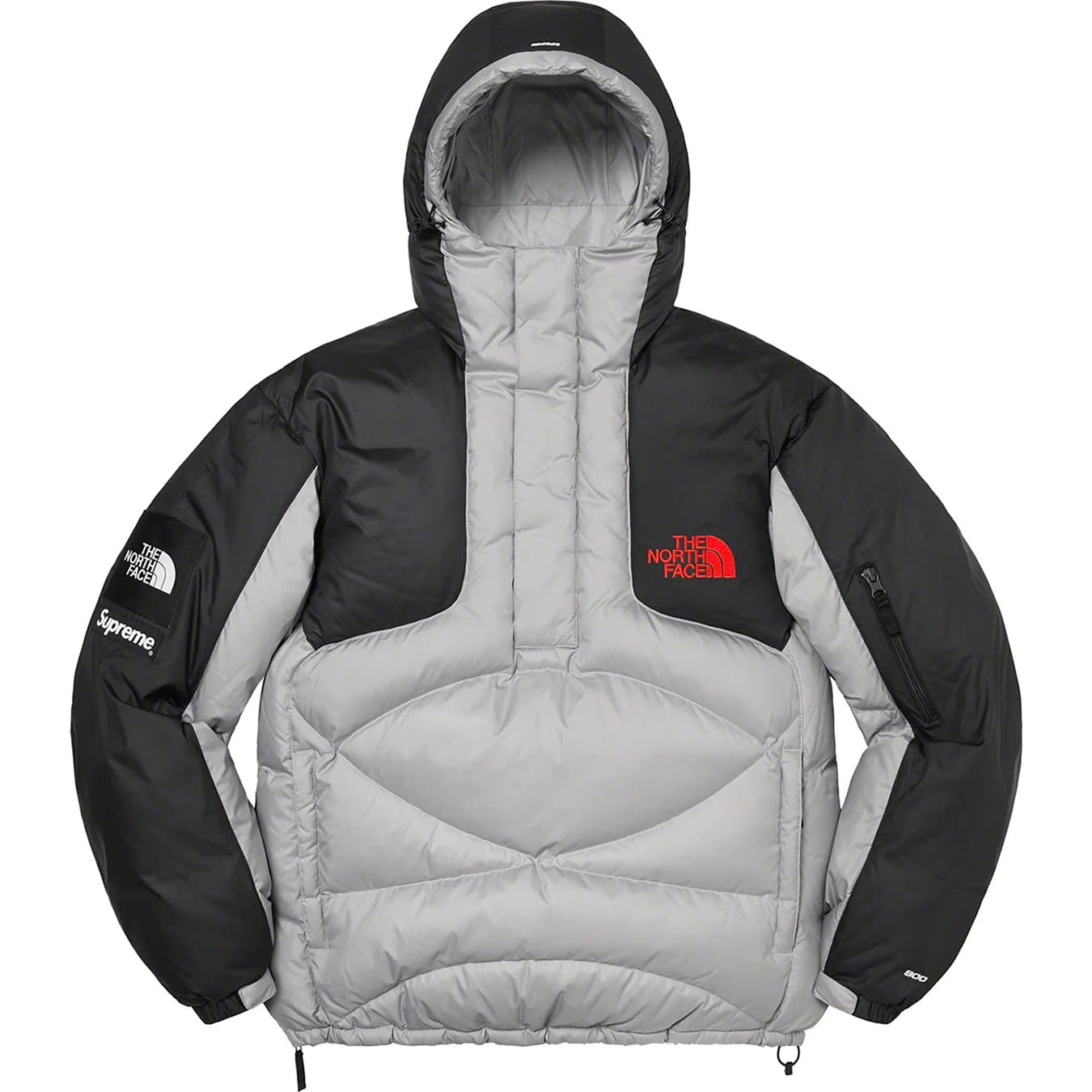 Supreme×TheNorthFace ハーフジップ プルオーバー-