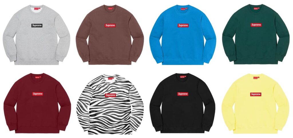 Supreme '22F/W Week15 Box Logo Crew | Supreme Plus