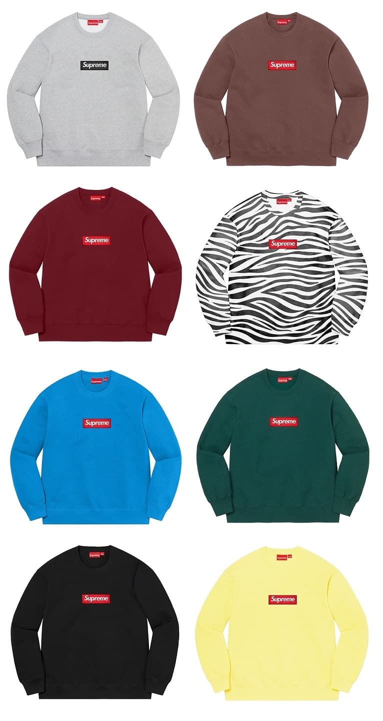 Supreme Box Logo Crewneck 2022FW Week15 | hartwellspremium.com