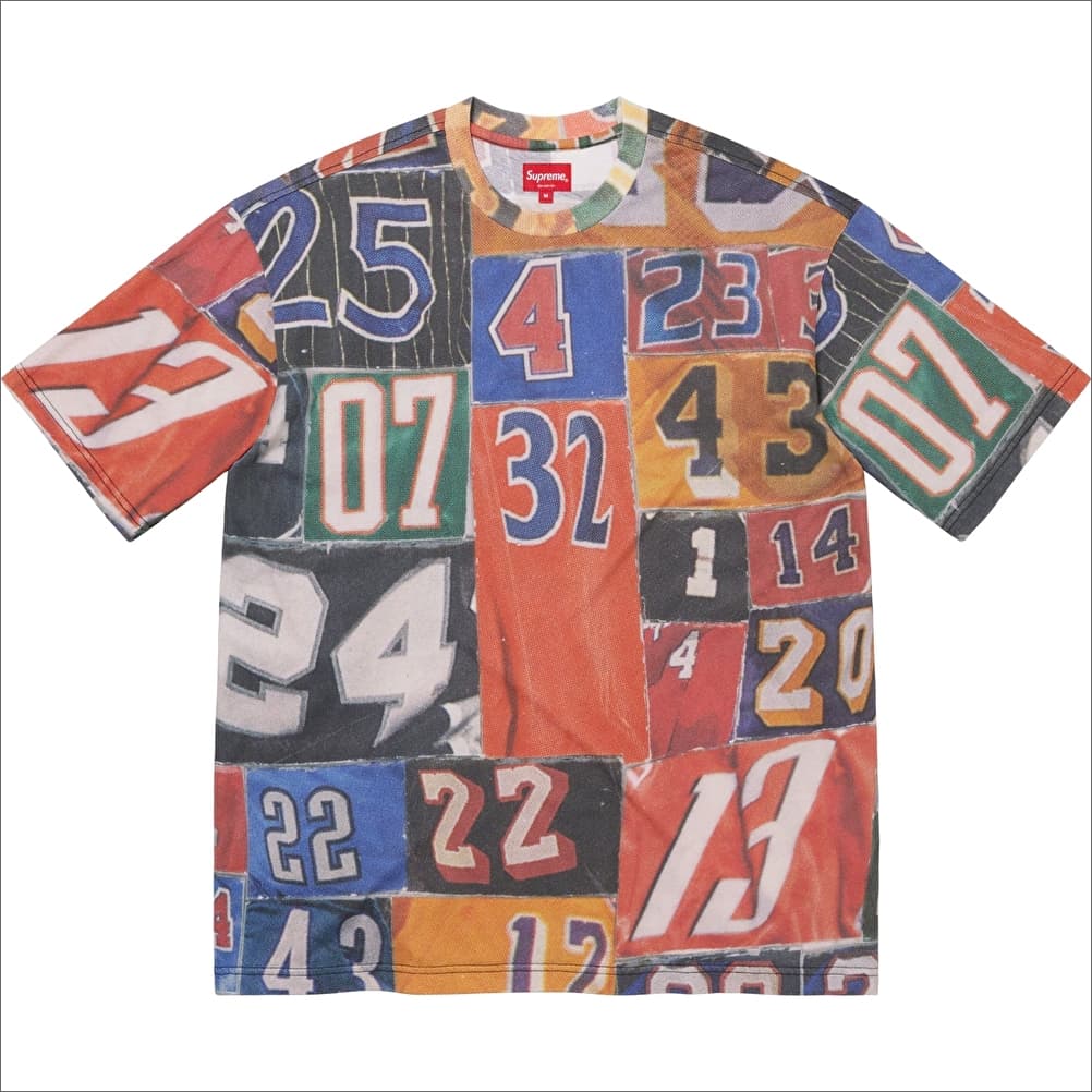 SUPREME Jersey Collage S/S Top Mサイズ マルチ