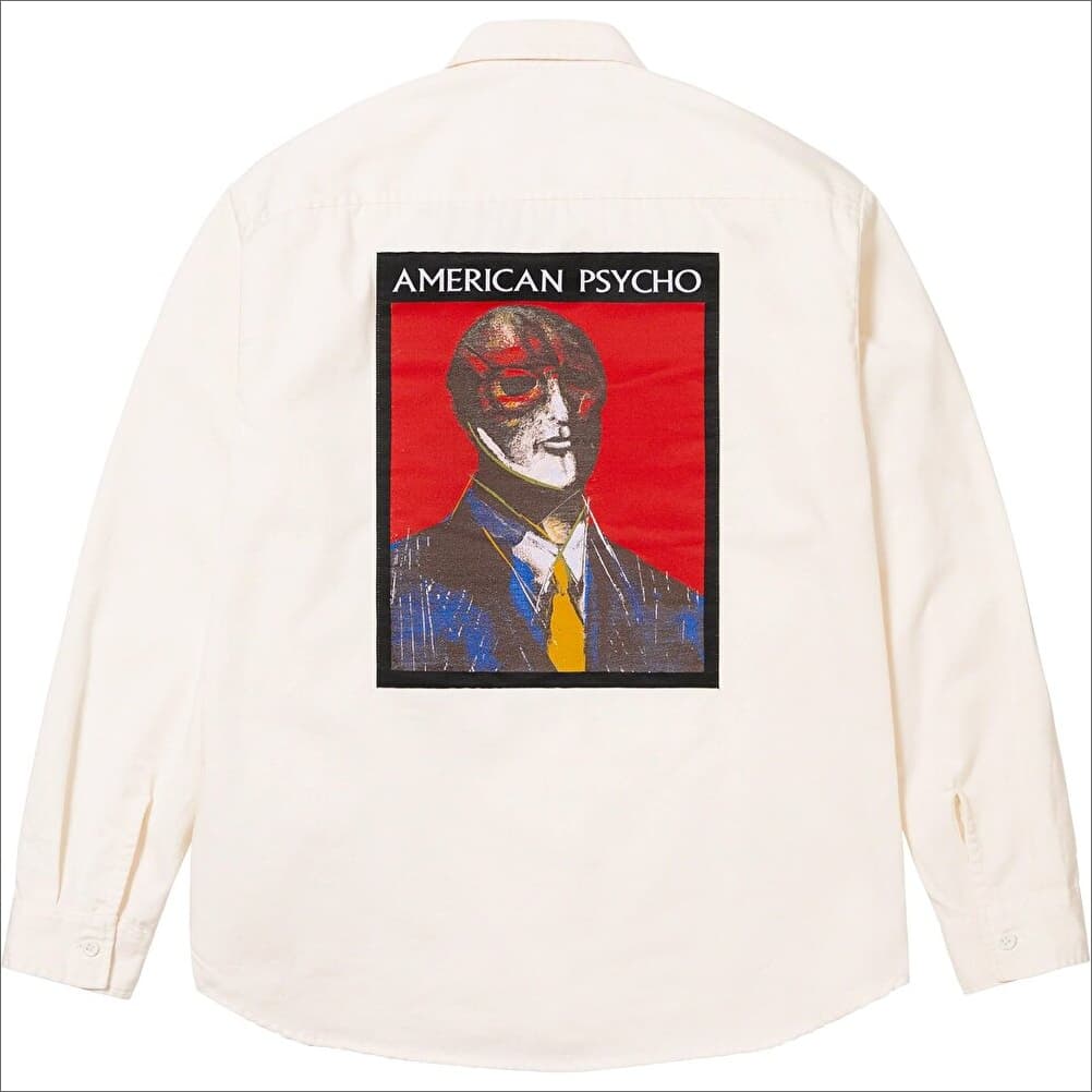 Supreme American Psycho Work Shirt Brown