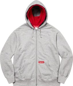 SUPREME DOUGHBOY ZIP UP HOODED SWEATSHIRT GREEN FW22 - Half Sleeve