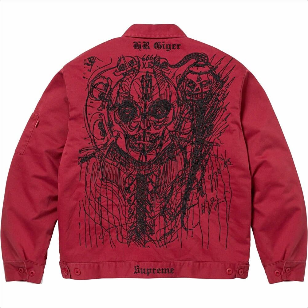 Supreme H.R. Giger Embroidery Work Jacke