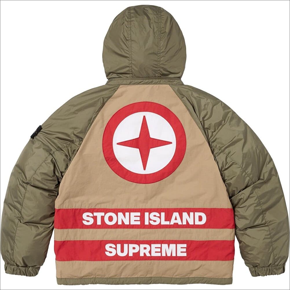 STONE★ISLAND　DENIMS　　ダウンジャケット　赤