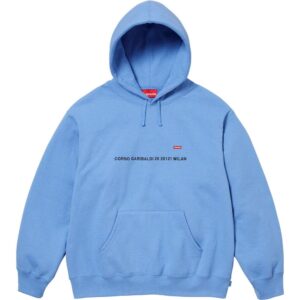 Supreme Small Box Hooded Tokyo Navy