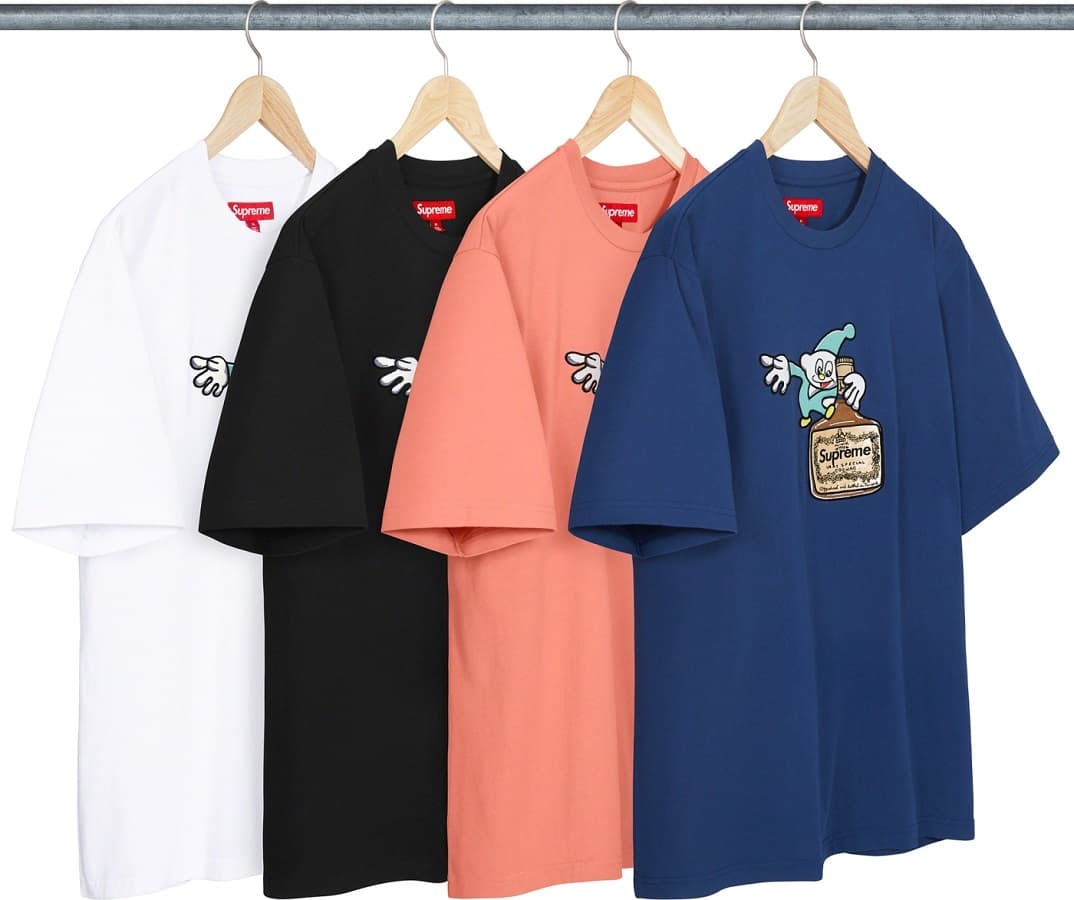 Supreme Split S/S Top ブラック Sサイズ Tee - Tシャツ/カットソー