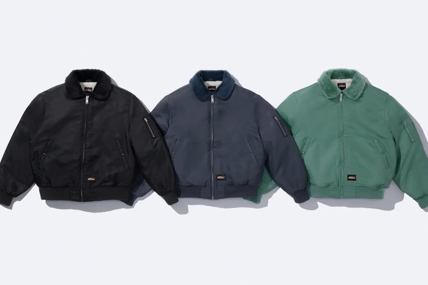 Supreme Dickies Fur Collar Bomber Jacket