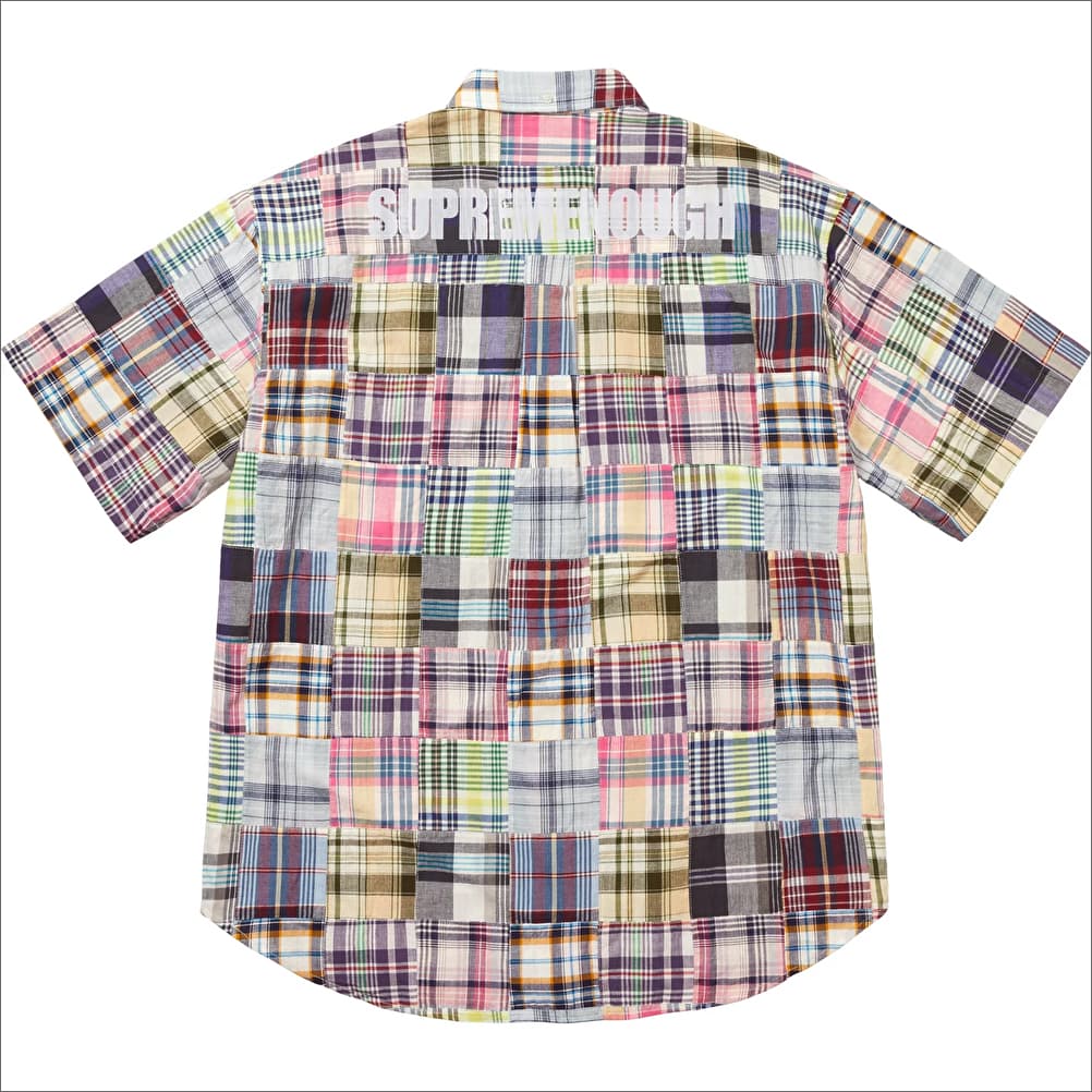 M】Supreme GOODENOUGH パッチワークジャケット ブラック - メルカリ